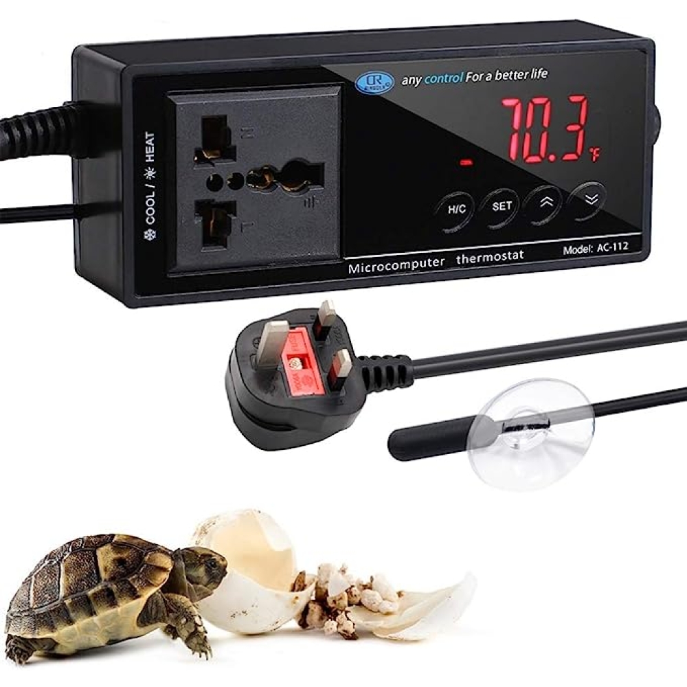 Digital Thermostat for Under Tank Reptile Heat Mat
